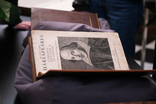 Shakespeare's first folio at Cambridge Trinity Library